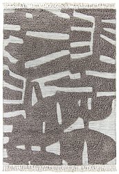 Bomuldstæppe - Split (grå)