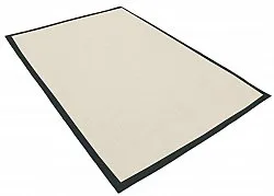 Sisaltæppe - Agave (sort/offwhite)