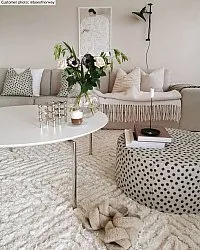 Runde tæpper - Monti (offwhite)