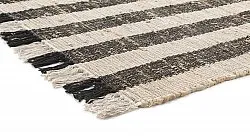 Bomuldstæppe - Hedda (sort)