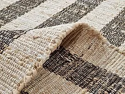 Bomuldstæppe - Hedda (sort)