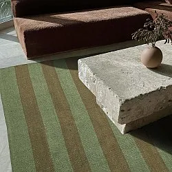 Bomuldstæppe - Nilo (mosgrøn)