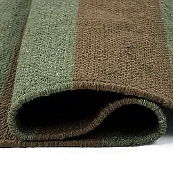 Bomuldstæppe - Nilo (mosgrøn)