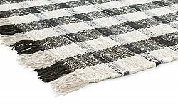 Bomuldstæppe - Noomi (sort)