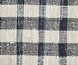 Bomuldstæppe - Noomi (sort)