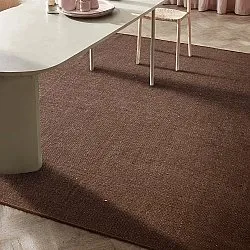 Bomuldstæppe - Rigolet (brun)