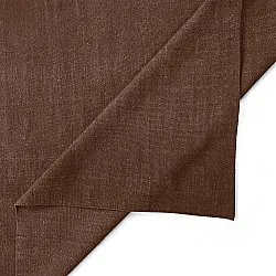 Bomuldstæppe - Rigolet (brun)