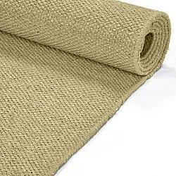 Bomuldstæppe - Rigolet (gul)