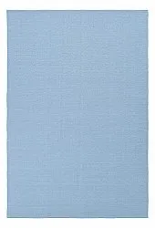 Bomuldstæppe - Rigolet (lyseblå)