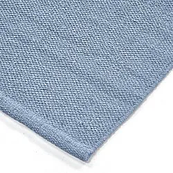 Bomuldstæppe - Rigolet (lyseblå)