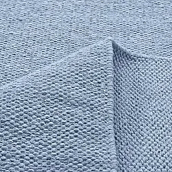 Bomuldstæppe - Rigolet (lyseblå)