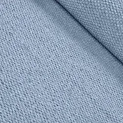 Bomuldstæppe - Rigolet (lyseblå)