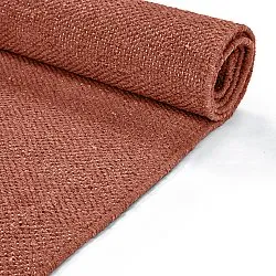 Bomuldstæppe - Rigolet (terracotta)