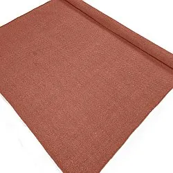 Bomuldstæppe - Rigolet (terracotta)