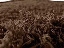 Ryatæpper - Bonnie Natural Cotton Shaggy (brun)