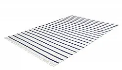 Bomuldstæppe - Helle (blue)