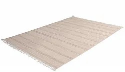 Bomuldstæppe - Lilje (brun)