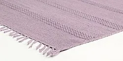 Bomuldstæppe - Lilje (lilla)