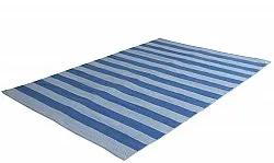 Bomuldstæppe - Nilo (blå)