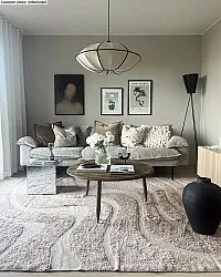 Ryatæpper - Bonnie Natural Cotton Shaggy (beige)