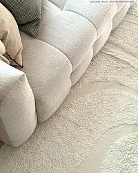 Ryatæpper - Bonnie Natural Cotton Shaggy (offwhite)