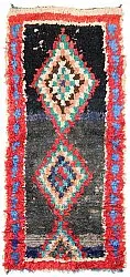 Marokkansk berber tæppe Boucherouite 245 x 110 cm