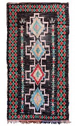 Marokkansk berber tæppe Boucherouite 310 x 160 cm