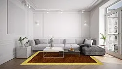 Rundt tæppe - Eliz (brun)