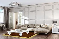 Rundt tæppe - Eliz (brun)