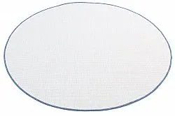 Rundt tæppe - Monsanto (blå)