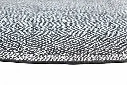 Rundt tæppe - Monsaraz (sort)