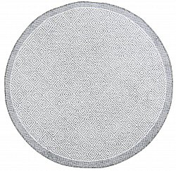 Rundt tæppe - Monsaraz (grå)