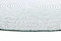 Rundt tæppe - Ferragudo (grøn)