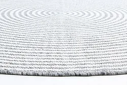 Rundt tæppe - Ferragudo (grå)