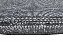 Rundt tæppe - Bergen (antracit)