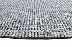 Rundt tæppe - Bergen (antracit)