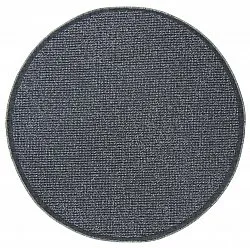 Rundt tæppe - Tromsø (antracit)