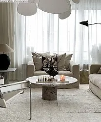 Ryatæpper - Cannes (hvid)