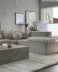 Ryatæpper - Cannes (hvid)