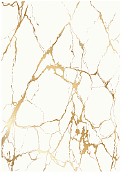 Wilton-tæppe - Cesina (hvid/guld)