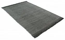 Uldtæppe - Clovelly (Mørk grå)