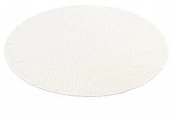 Runde tæpper - Coastal (hvid)