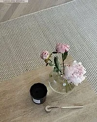 Uldtæppe - Coastal (creme)