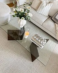 Uldtæppe - Coastal (creme)