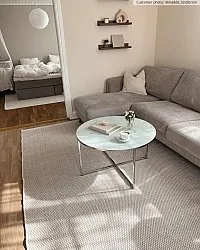 Uldtæppe - Coastal (creme)