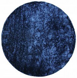 Runde tæpper - Cosy (mørkeblå)