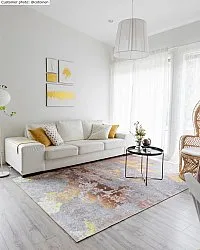 Wilton-tæppe - Elena (beige/guld)