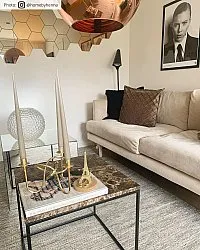 Uldtæppe - Birka (beige)