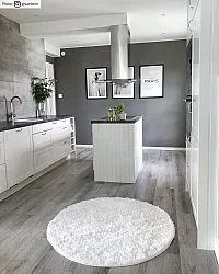 Runde tæpper - Cosy (hvid)