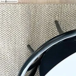 Uldtæppe - Avafors Wool Bubble (beige)